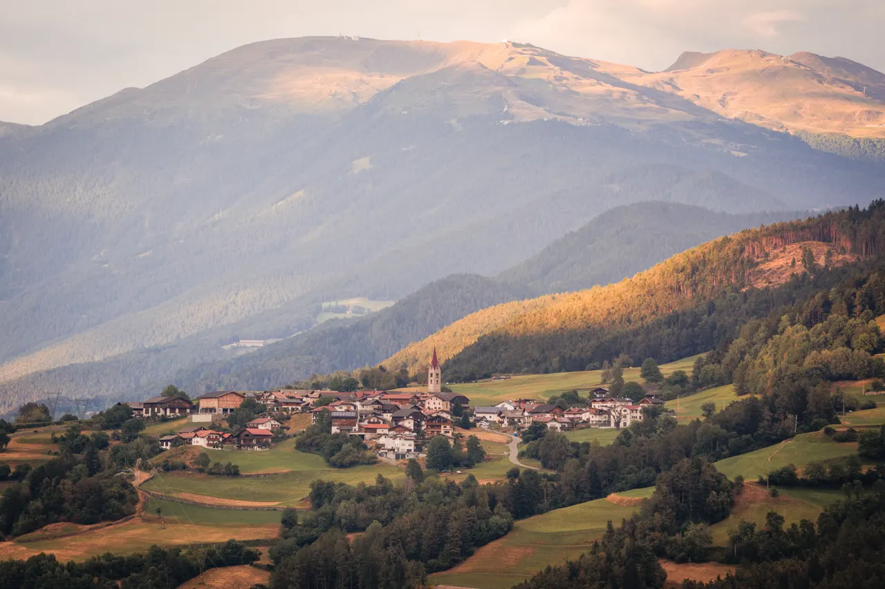 Albions, South Tyrol: On a July evening.